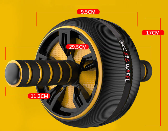 Large Silent TPR Abdominal Wheel Roller