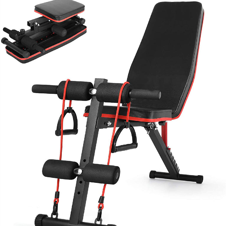 Home Dumbbell Bench Crunches Fitness Equipment