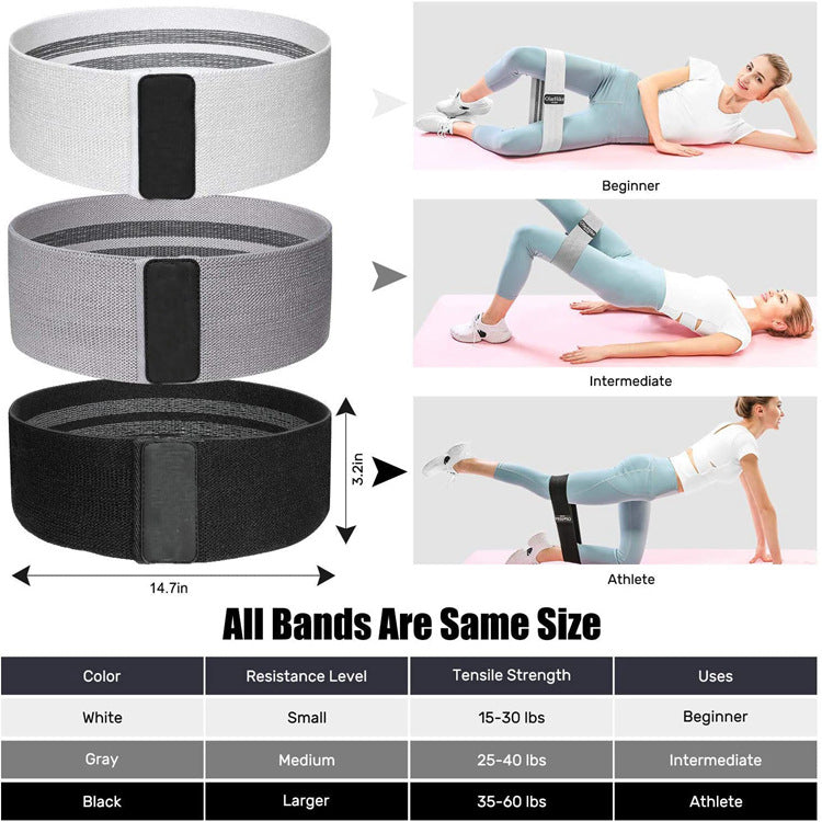 Fitness Equipment Elastic Band Hip Ring