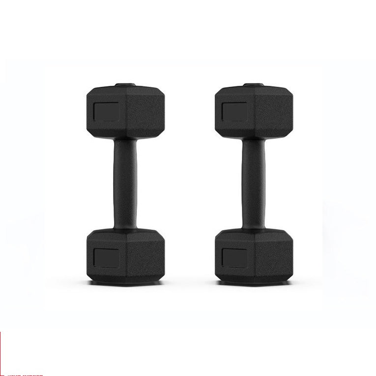 Dumbells Men's Arm Muscle Training Household Rubberized Dumbbells Female Fitness Equipment