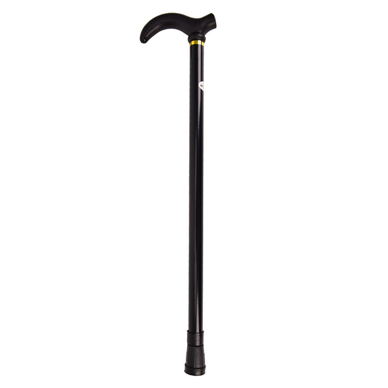 Telescopic Walking Stick Cane Hiking Rubber Tips 6 Grade Alpenstock for Elderly Aluminium Body Climbing Equipment
