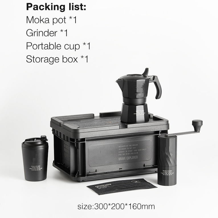 Outdoor Camping Trip Coffee Set