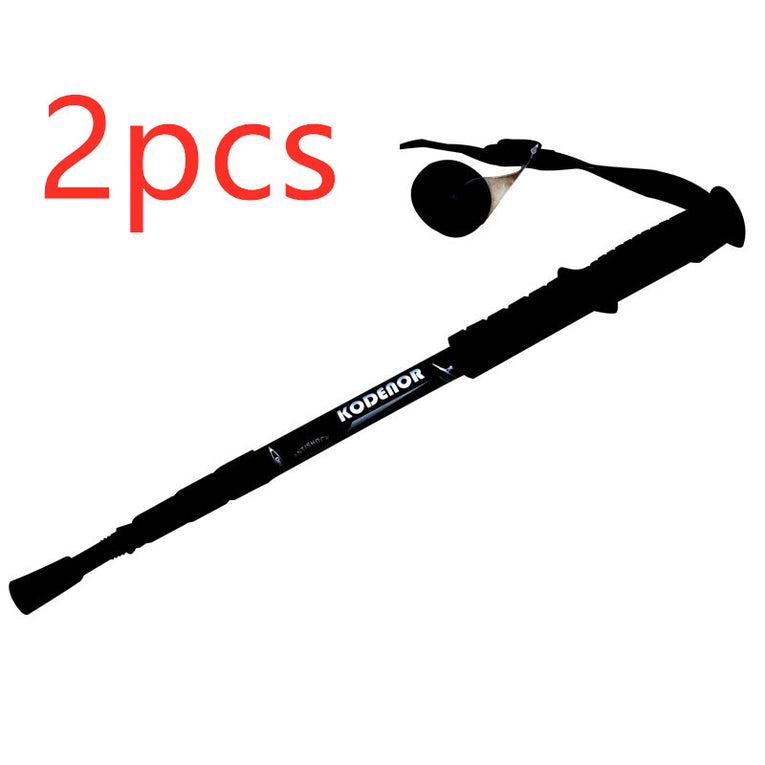 Three-section Four-section Straight Handle T Curved Handle Cane Crutches Hiking Stick